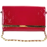 Red Fabric Louis Vuitton Bagatelle