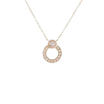 Pink Rose Gold Piaget Necklace