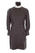 Black Viscose Sandro Dress