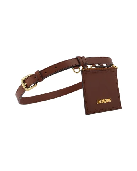 Brown Leather Jacquemus Belt