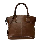 Brown Leather Louis Vuitton Lockit