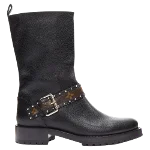 Black Leather Louis Vuitton Boots