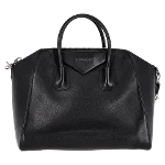 Black Leather Givenchy Antigona