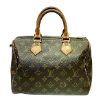 Brown Canvas Louis Vuitton Speedy