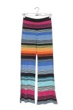 Multicolor Silk Kujten Pants