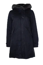 Black Polyester Woolrich Jacket