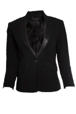 Black Acetate Rag & Bone Blazer