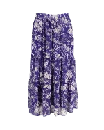 Purple Polyester Ba&sh Skirt