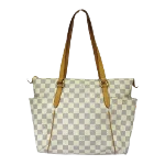 White Canvas Louis Vuitton Totally