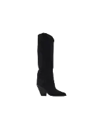 Black Leather Isabel Marant Boots