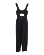 Black Polyester Self Portrait Jumpsuit