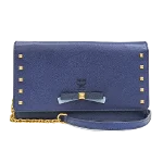 Blue Leather MCM Wallet