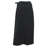 Black Wool Theory Skirt