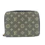 Navy Canvas Louis Vuitton Wallet