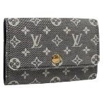 Grey Canvas Louis Vuitton Key Holder