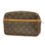 Brown Fabric Louis Vuitton Compiegne