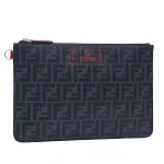 Black Canvas Fendi Clutch