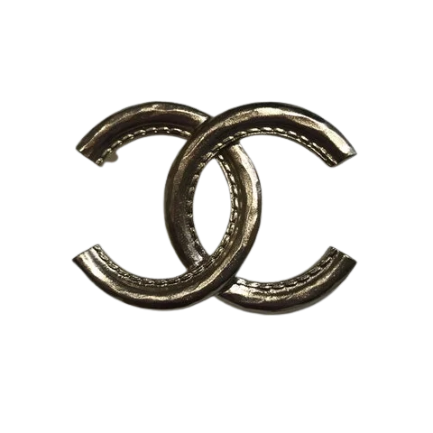 Silver Metal Chanel Brooch