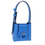 Blue Leather Salvatore Ferragamo Handbag