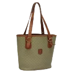 Beige Canvas Celine Tote