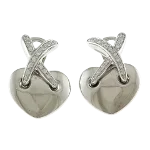 Silver White Gold Chaumet Earrings