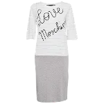 White Fabric Moschino Dress