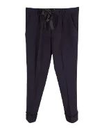 Navy Wool Nina Ricci Pants