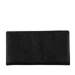 Black Leather Prada Wallet