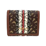 Brown Canvas Burberry Wallet