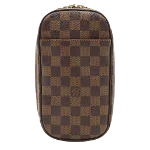 Brown Canvas Louis Vuitton Pochette Gange