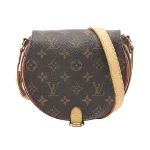 Brown Leather Louis Vuitton Sac Tambourine