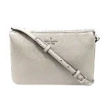 Grey Leather Kate Spade Crossbody Bag