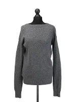Grey Cashmere Prada Sweater