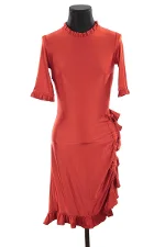 Red Fabric Paco Rabanne Dress