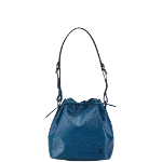 Blue Leather Louis Vuitton Petit Noe