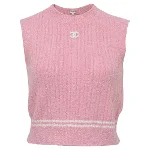 Pink Fabric Chanel Top