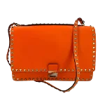 Orange Leather Valentino Crossbody Bag