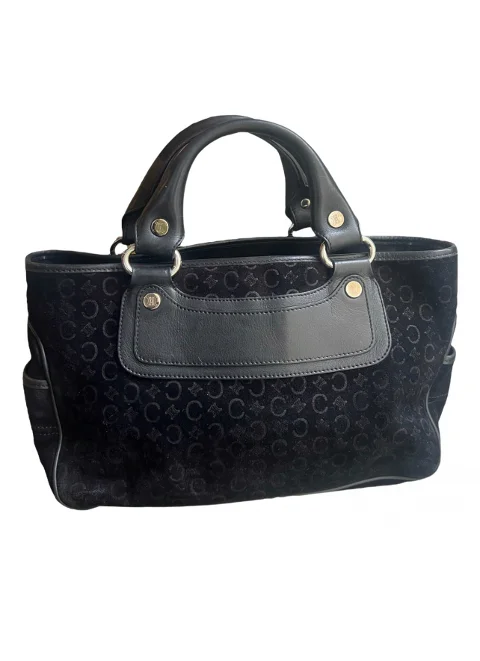 Black Suede Celine Handbag