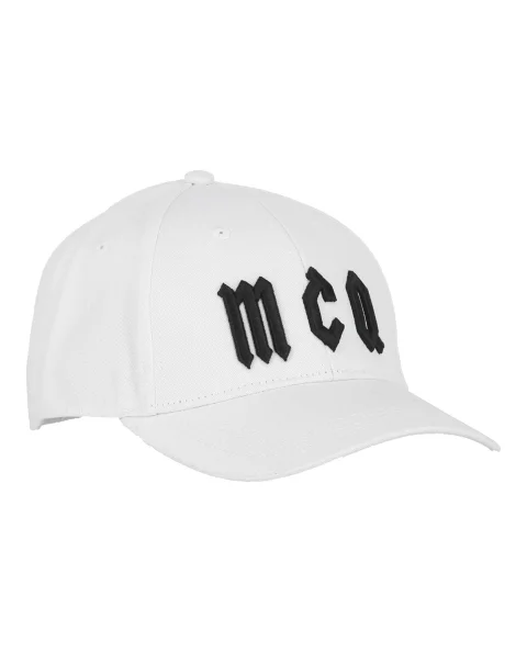 White Cotton Alexander McQueen Hat