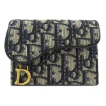 Navy Fabric Dior Case