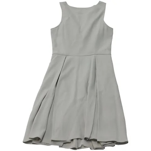Grey Polyester Armani Dress