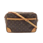 Brown Canvas Louis Vuitton Trocadero