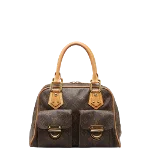 Brown Canvas Louis Vuitton Manhattan