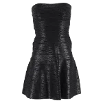 Black Fabric Hervé Léger Dress