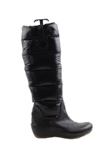 Black Fabric Moncler Boots