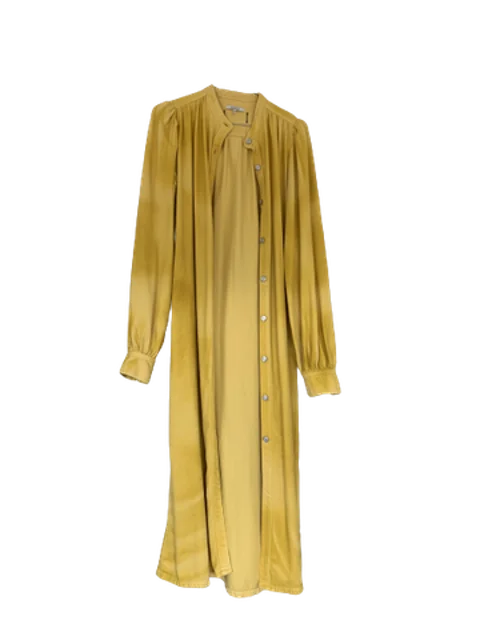 Yellow Denim Ganni Dress