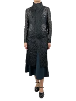 Black Fabric Dolce & Gabbana Coat