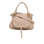 Beige Leather Chloé Marcie