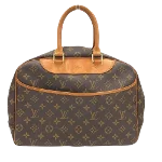 Brown Canvas Louis Vuitton Deauville 