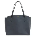 Navy Leather Tory Burch Tote